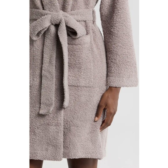 Barefoot Dreams CozyChic Beach Rock Pocket Plush Robe Women’s Size L/XL NWOT - Picture 3 of 10